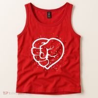 Black History Protest Fist Heart Tank Top thumb 2