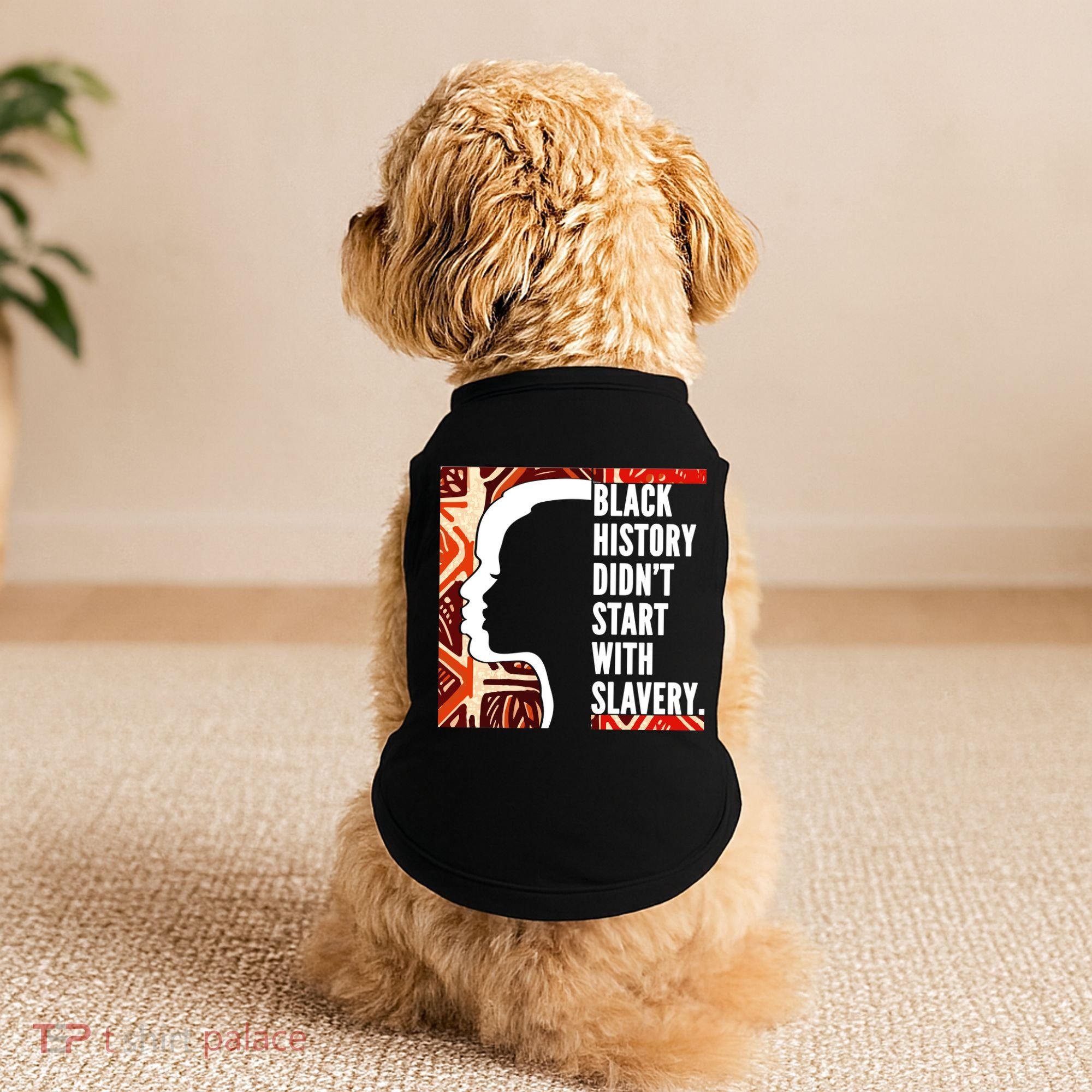 Black History Quote Doggie Tank