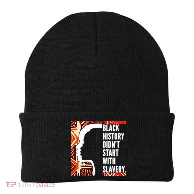 Black History Quote Beanie