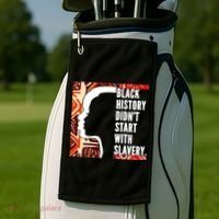 Black History Quote Golf Towel thumb 2