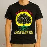 Black History Roots Past and Future T-Shirt thumb 3
