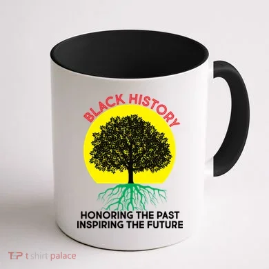 Black History Roots Past and Future Coffee Mug back