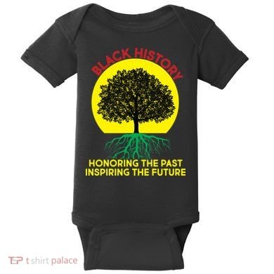 Black History Roots Past and Future Baby Bodysuit