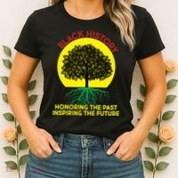 Black History Roots Past and Future Women's T-Shirt thumb 2