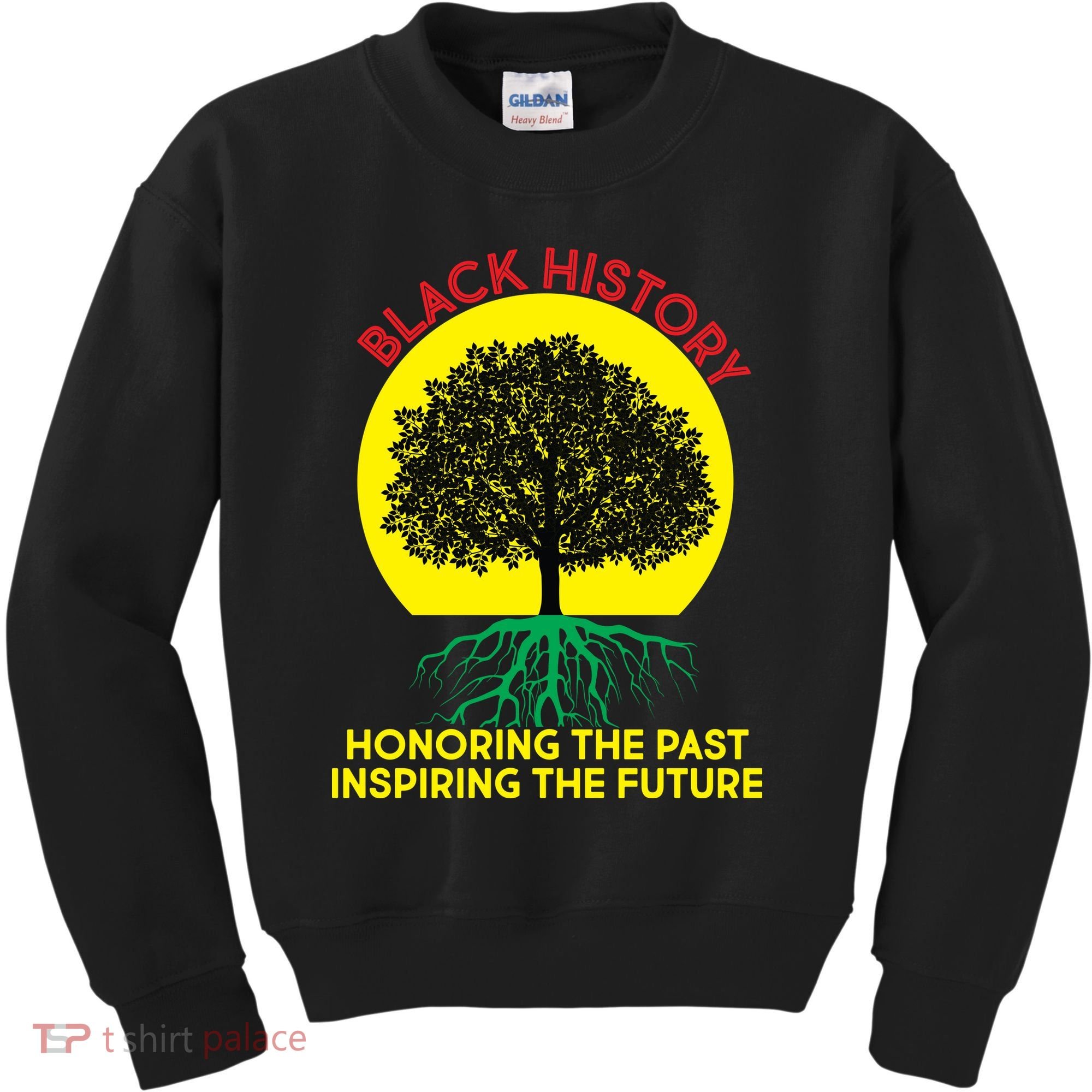 Black History Roots Past and Future Kids Sweatshirt