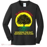 Black History Roots Past and Future Kids Long Sleeve Shirt thumb 0