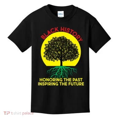 Black History Roots Past and Future Kids T-Shirt