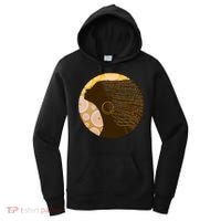 Black History Woman Inspiring Words Of Art Women's Hoodie thumb 0