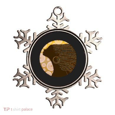 Black History Woman Inspiring Words Of Art Ornament