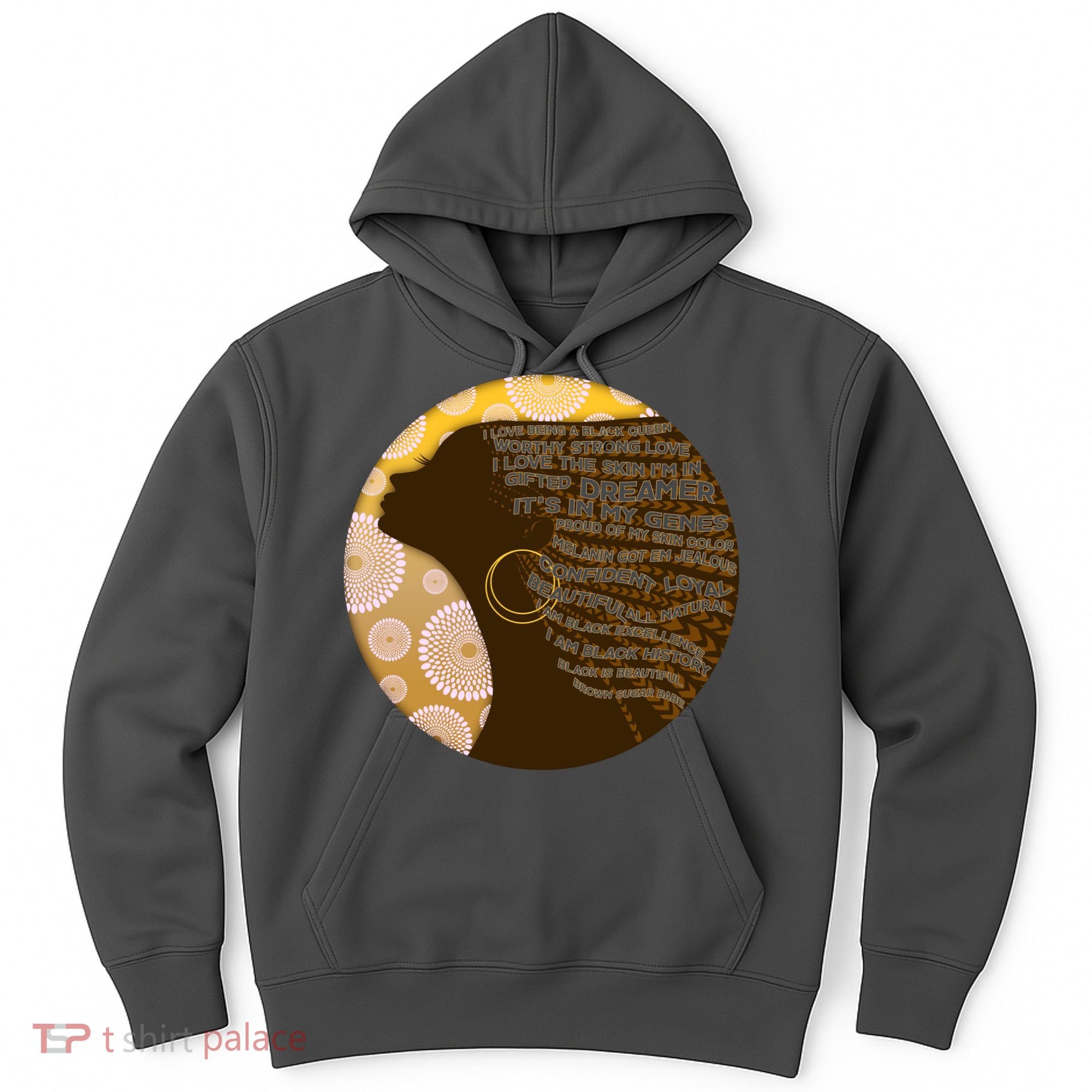 Black History Woman Inspiring Words Of Art Hoodie