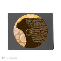 Black History Woman Inspiring Words Of Art Mousepad thumb 0