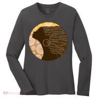 Black History Woman Inspiring Words Of Art Women's Long Sleeve Shirt thumb 0