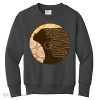 Black History Woman Inspiring Words Of Art Kids Sweatshirt thumb 0