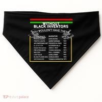 Black Inventors Black History Month USA-Made Doggie Bandana thumb 0