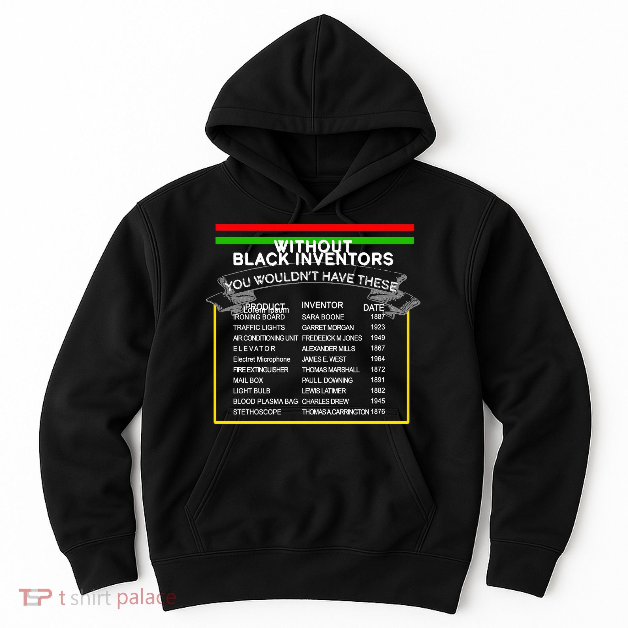 Black Inventors Black History Month Hoodie