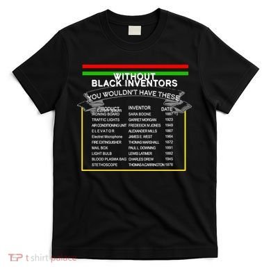Black Inventors Black History Month T-Shirt