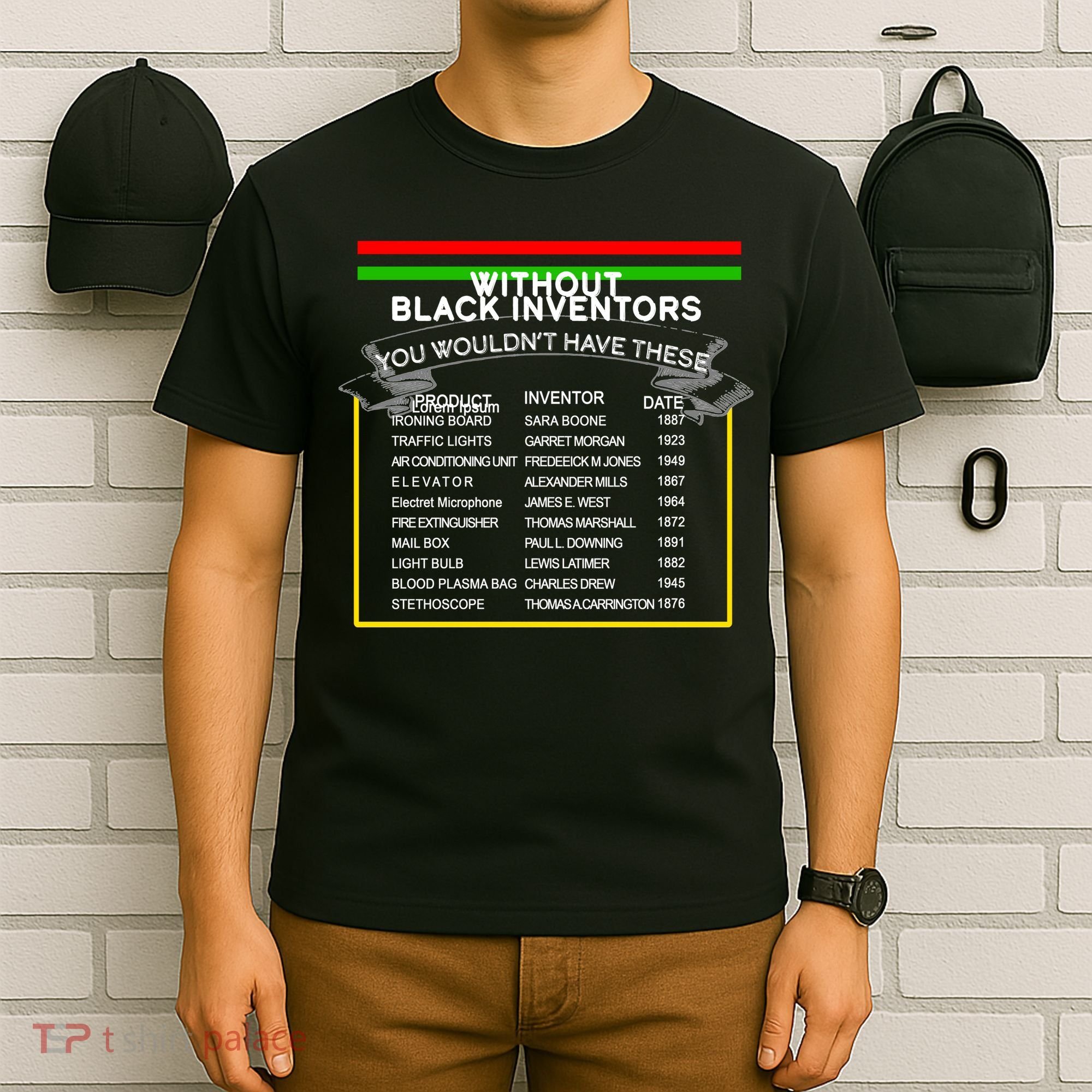Black Inventors Black History Month T-Shirt