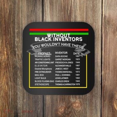 Black Inventors Black History Month Coaster