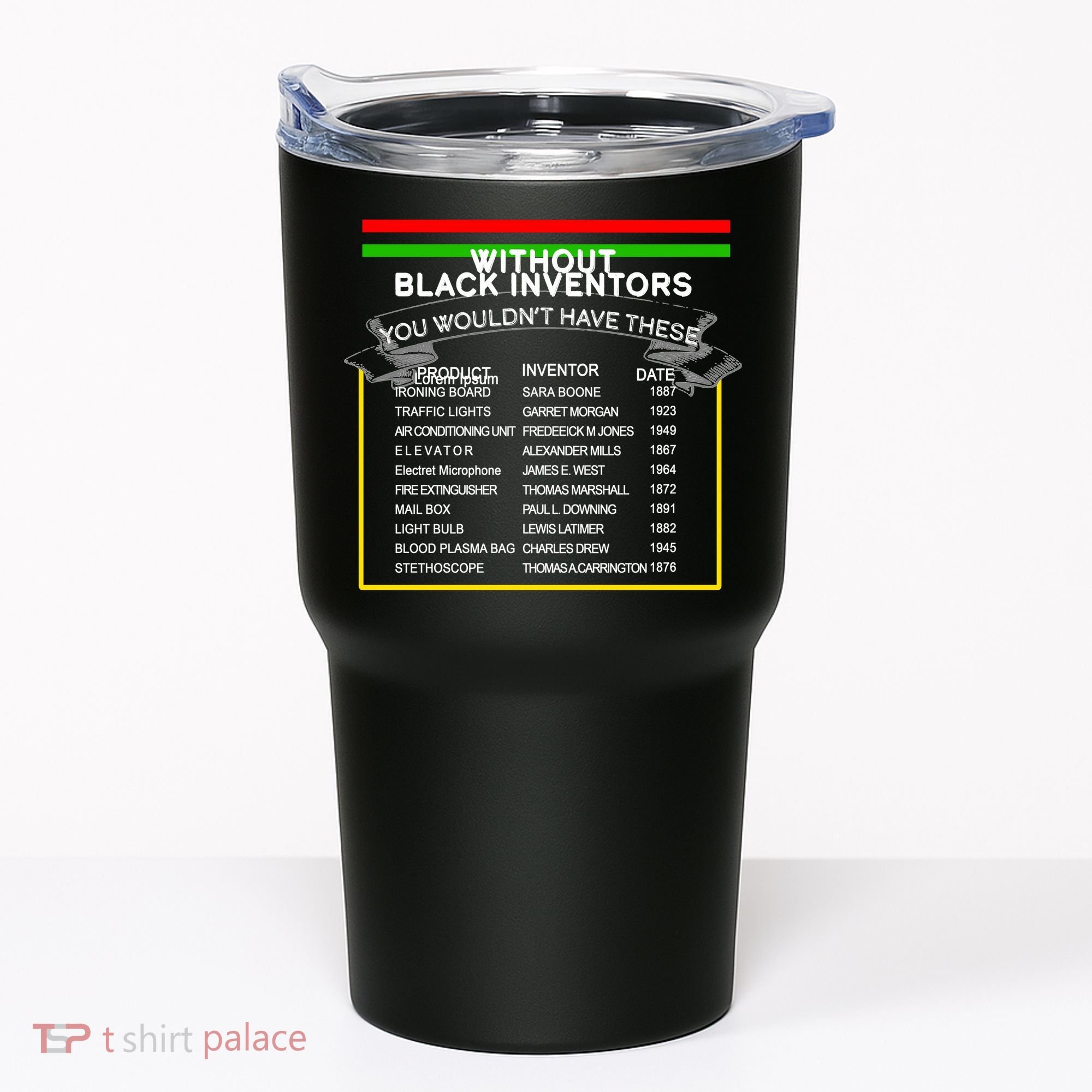 Black Inventors Black History Month Tumbler