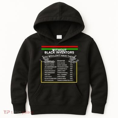 Black Inventors Black History Month Kids Hoodie