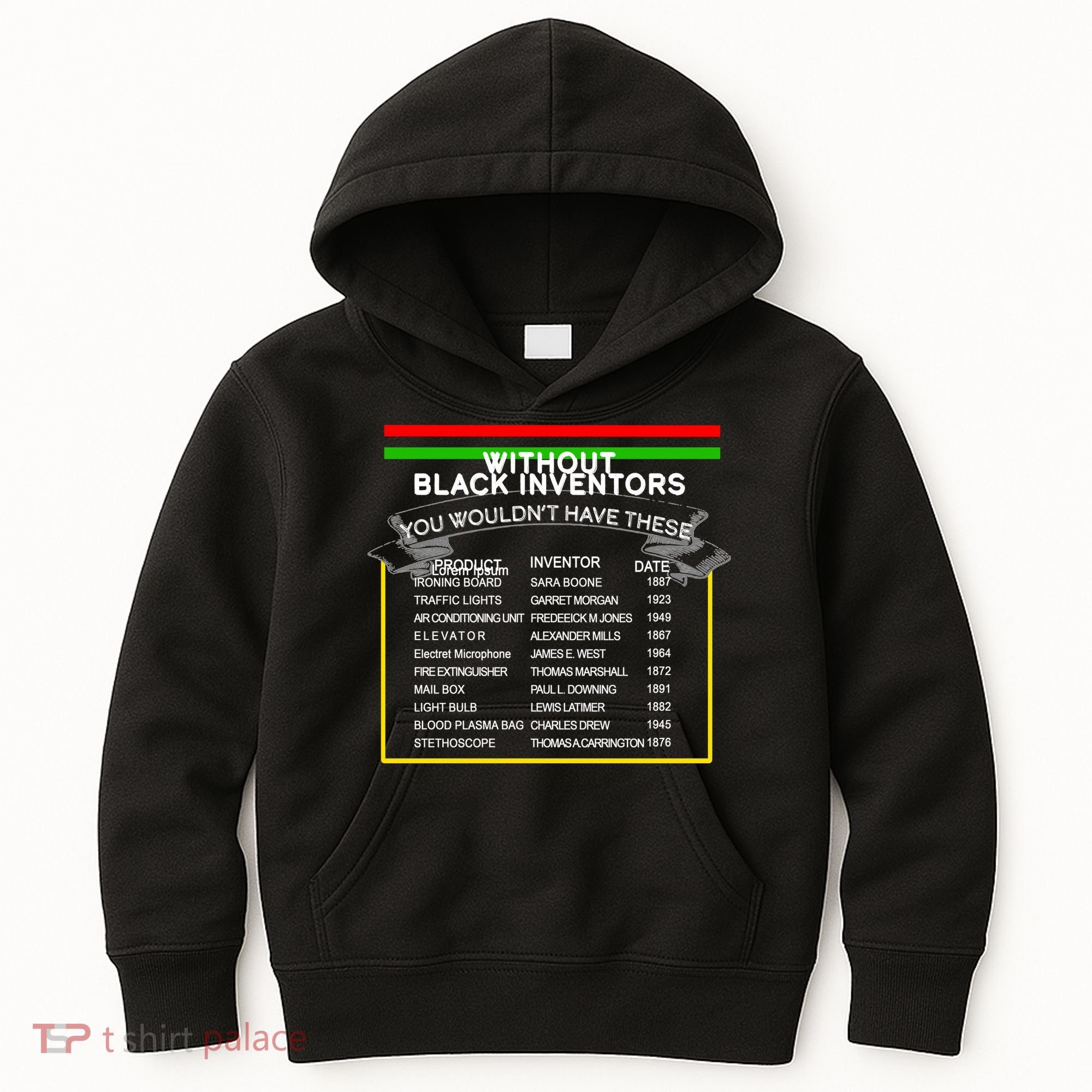Black Inventors Black History Month Kids Hoodie