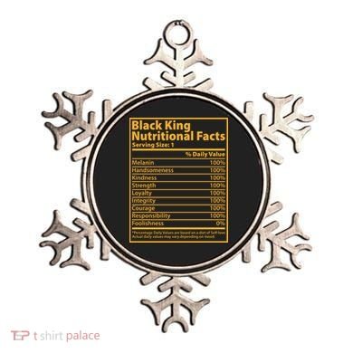 Black King Nutritional Facts Ornament