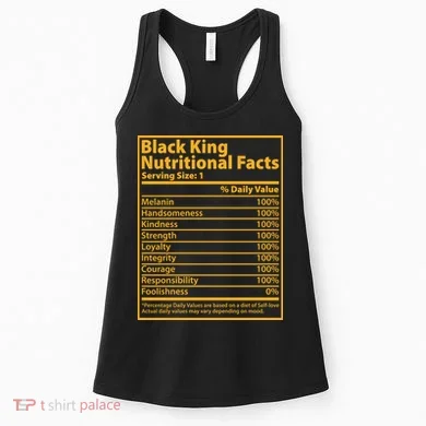 Black King Nutritional Facts Women's Tank Top
