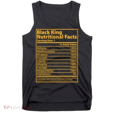 Black King Nutritional Facts Tank Top