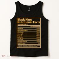 Black King Nutritional Facts Tank Top thumb 2