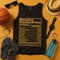 Black King Nutritional Facts Tank Top thumb 4