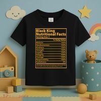 Black King Nutritional Facts Toddler T-Shirt thumb 3