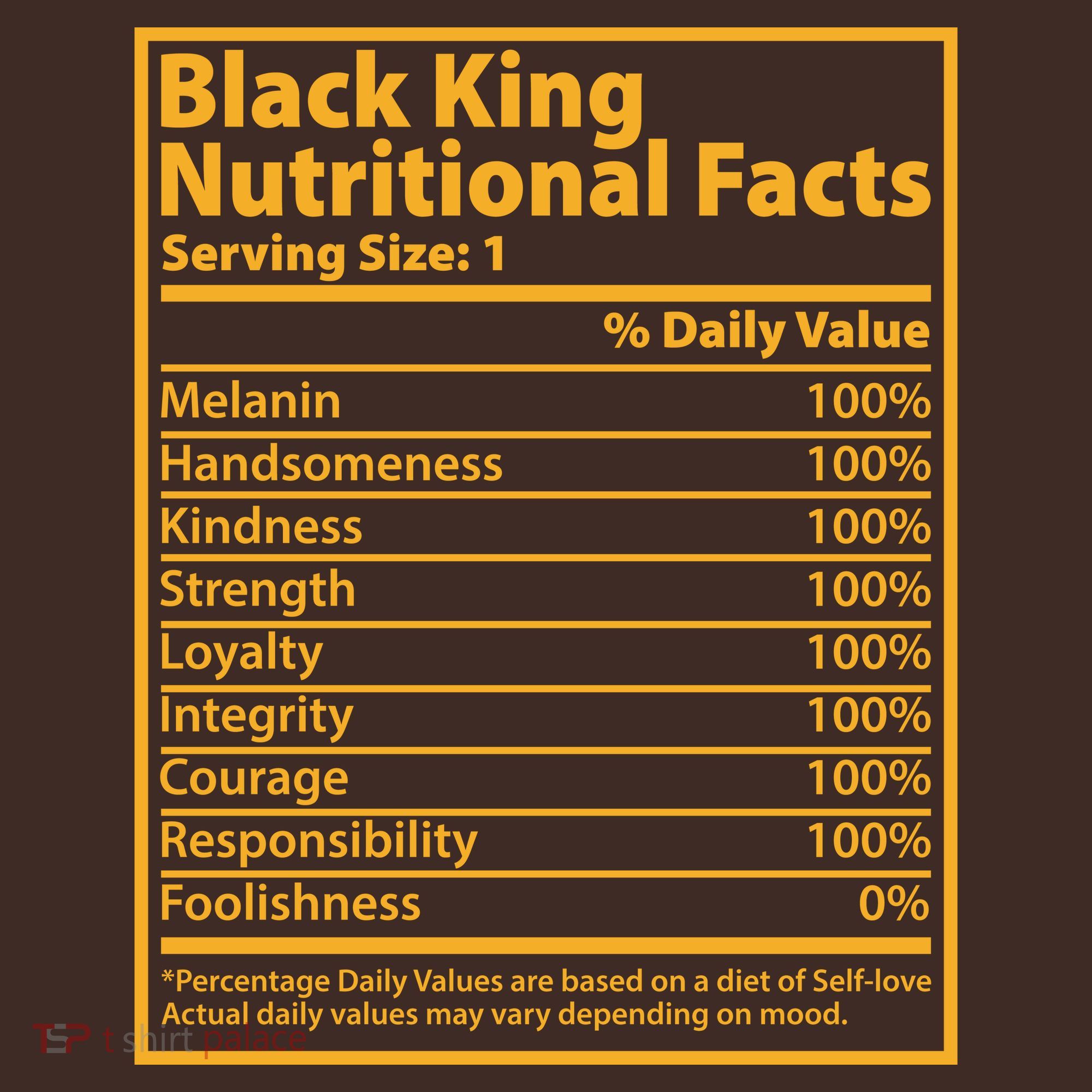 Black King Nutritional Facts Beanie