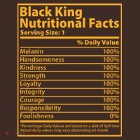 Black King Nutritional Facts Coaster thumb 2