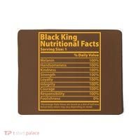 Black King Nutritional Facts Mousepad thumb 0