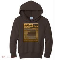 Black King Nutritional Facts Kids Hoodie thumb 0