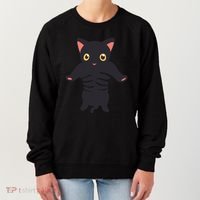 Black Kitty Being Held Women's Sweatshirt thumb 0