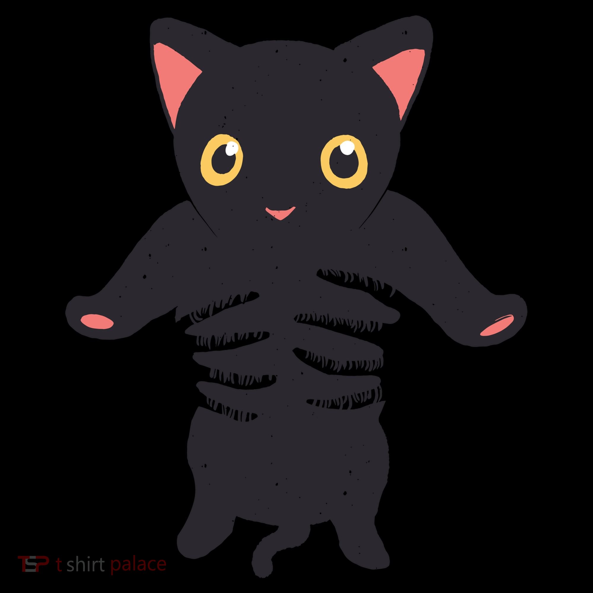 Black Kitty Being Held Coffee Mug