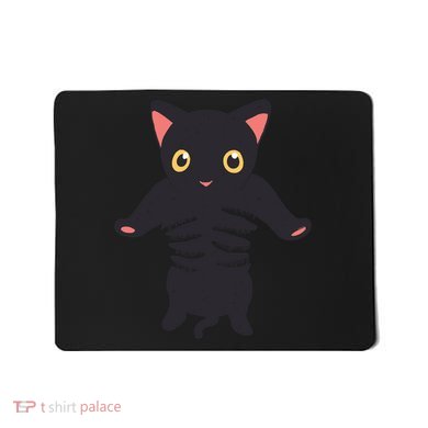 Black Kitty Being Held Mousepad