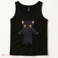 Black Kitty Being Held Tank Top thumb 2