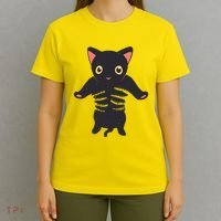 Black Kitty Being Held T-Shirt thumb 4