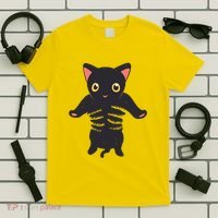 Black Kitty Being Held T-Shirt thumb 5