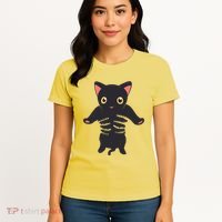 Black Kitty Being Held Women's T-Shirt thumb 4