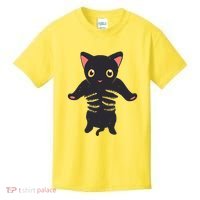 Black Kitty Being Held Kids T-Shirt thumb 0