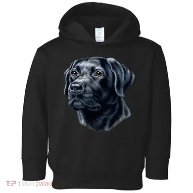Black Lab Toddler Hoodie