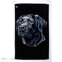 Black Lab Golf Towel thumb 0