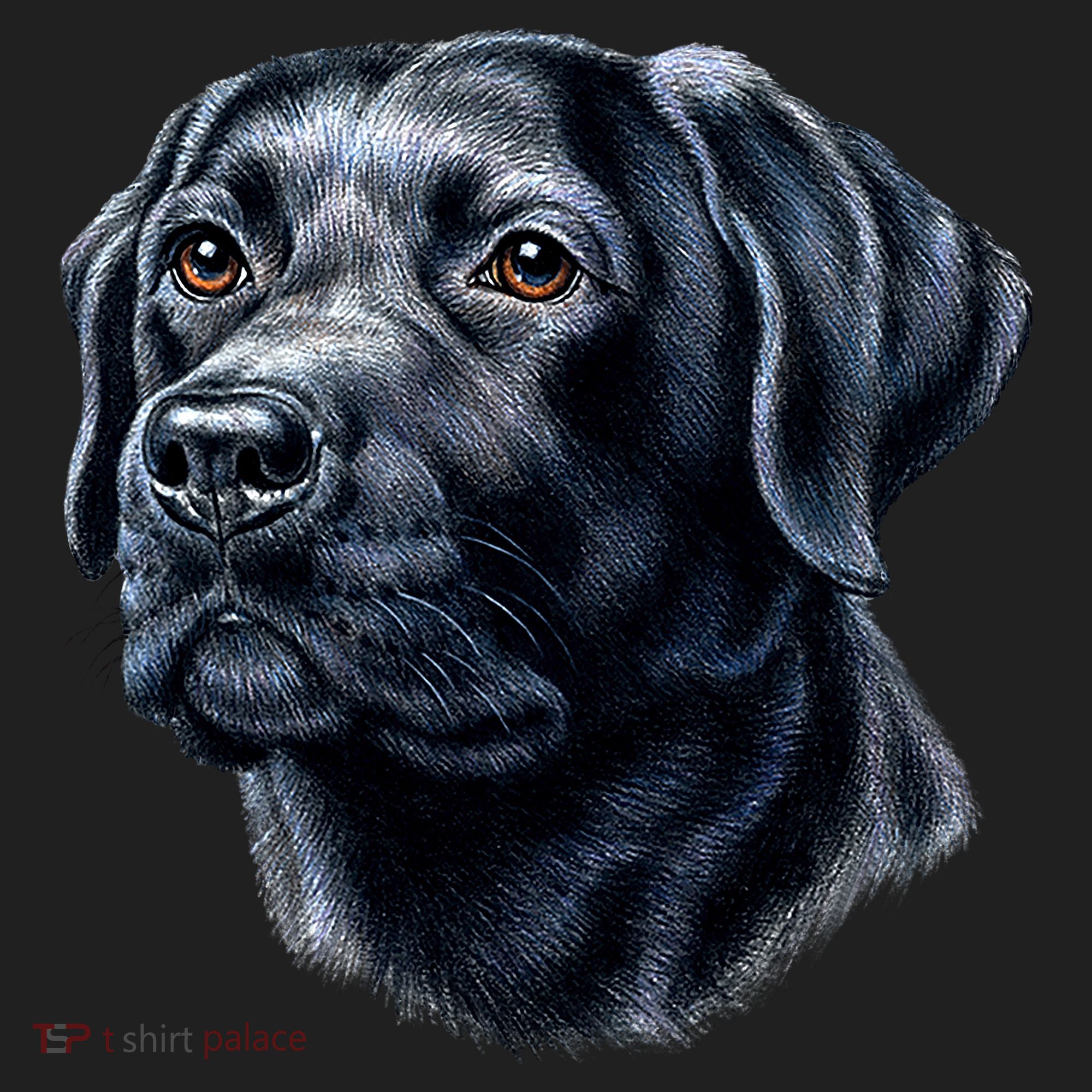 Black Lab Golf Towel