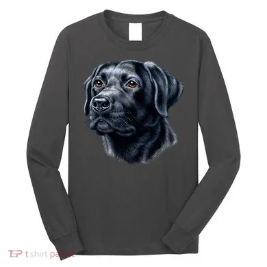 Black Lab Long Sleeve Shirt