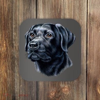 Black Lab Coaster