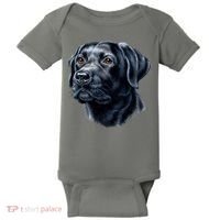 Black Lab Baby Bodysuit thumb 0