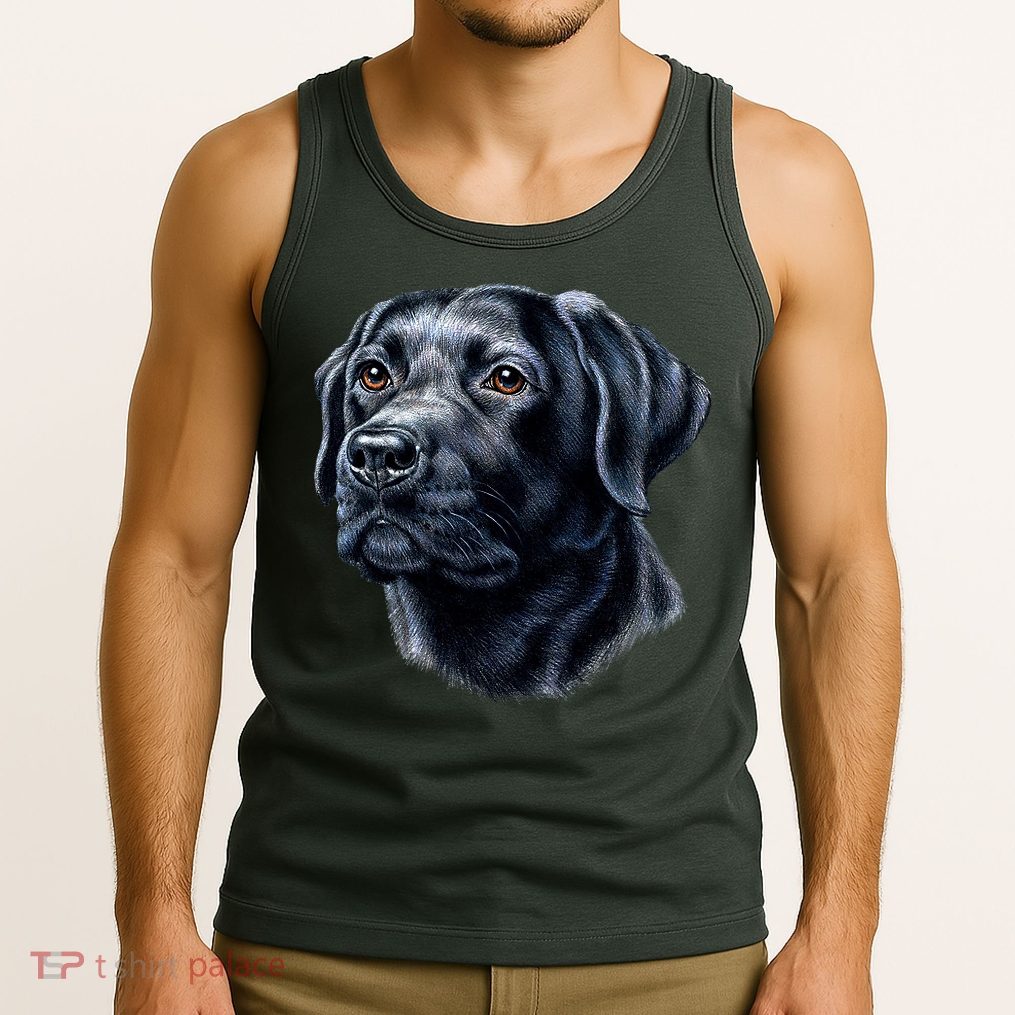 Black Lab Tank Top